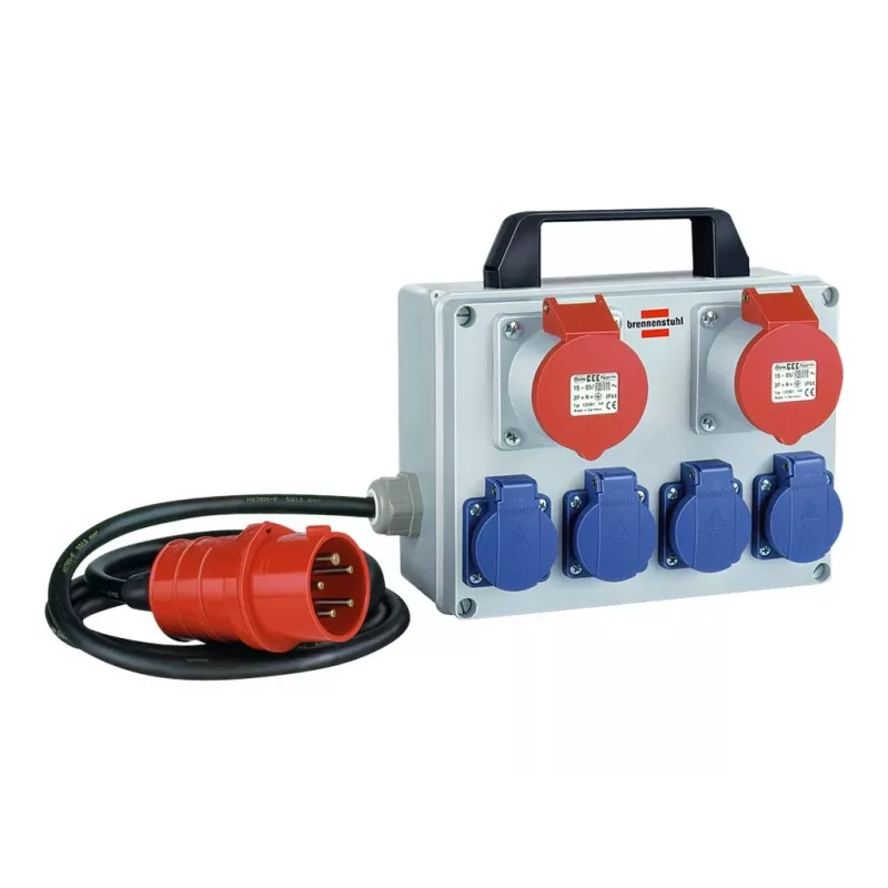 Unidad distribuidora de corriente Brennenstuhl BKV 2/4 T IP44