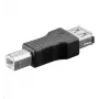 Microconnect USBAFB Adaptador de cable USB B USB A Negro