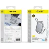 Batería externa portátil Awei C03 20000mAh con salida de 45W y cable USB-A/USB-C integrado