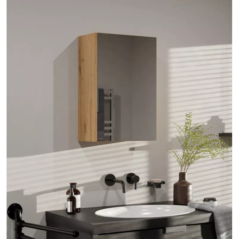 Top E Shop POLA 1DL ARTISAN armario de almacenaje para baño, roble