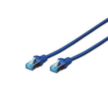 Cable de red Digitus CAT 5e SF/UTP cable de parcheo RJ45 3m azul