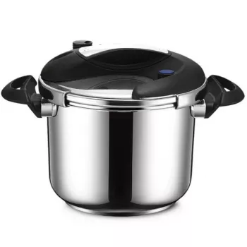 Olla a presión Maestro MR-2901, 6 L, 22 cm de diámetro, plateada, revestimiento antiadherente