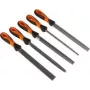 Set de limas BAHCO 1-477-08-2-2 — 5 limas de mano, 200 mm de picado