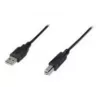 Digitus ASSMANN - Cable USB - USB Type-A, 4 pines (M) - USB Type-B, 4 pines (M) - 50 cm (USB/USB 2.0) - Negro (AK-300105-005-S)