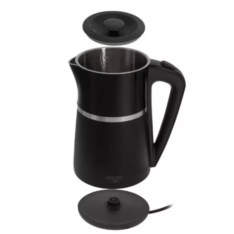 Hervidor eléctrico Adler 1,7l 2200W negro