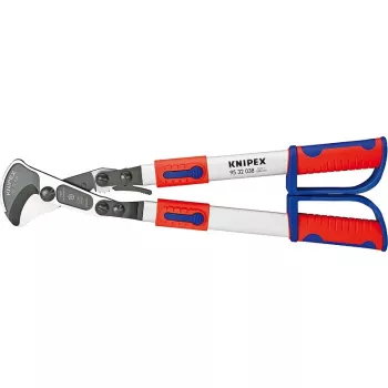 Tijera de cables Knipex 9532038, herramienta de corte con trinquete para cables