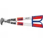 Tijera de cables Knipex 9532038, herramienta de corte con trinquete para cables