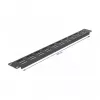 Panel ciego ventilado DeLOCK para armario de red de 19