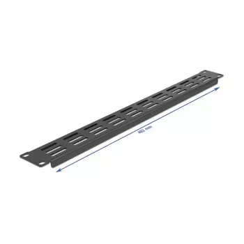 Panel ciego ventilado DeLOCK para armario de red de 19