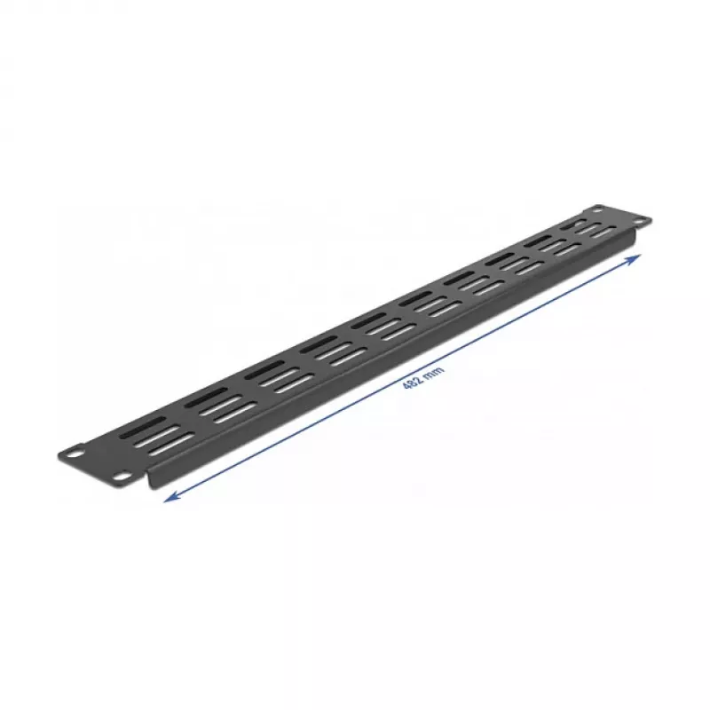 Panel ciego ventilado DeLOCK para armario de red de 19
