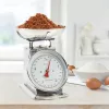Báscula de cocina mecánica ProfiCook PC-KW 1247 – acero inoxidable, capacidad de 5 kg, bol de 1 L, función tara