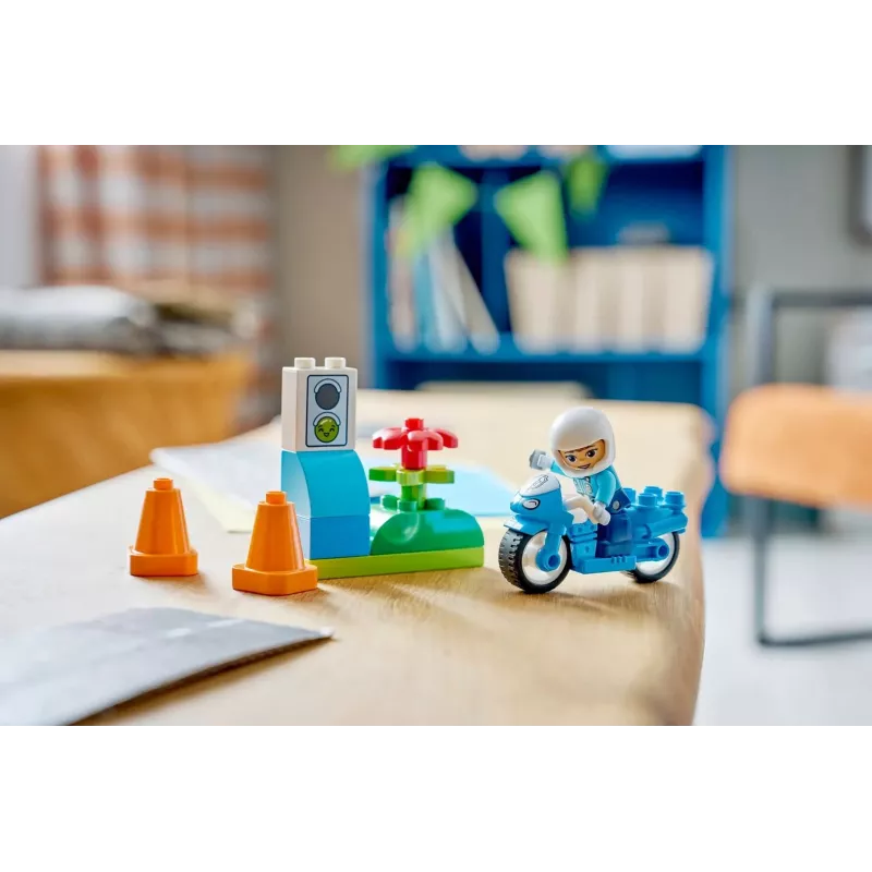 LEGO DUPLO 10471 Moto de policía azul