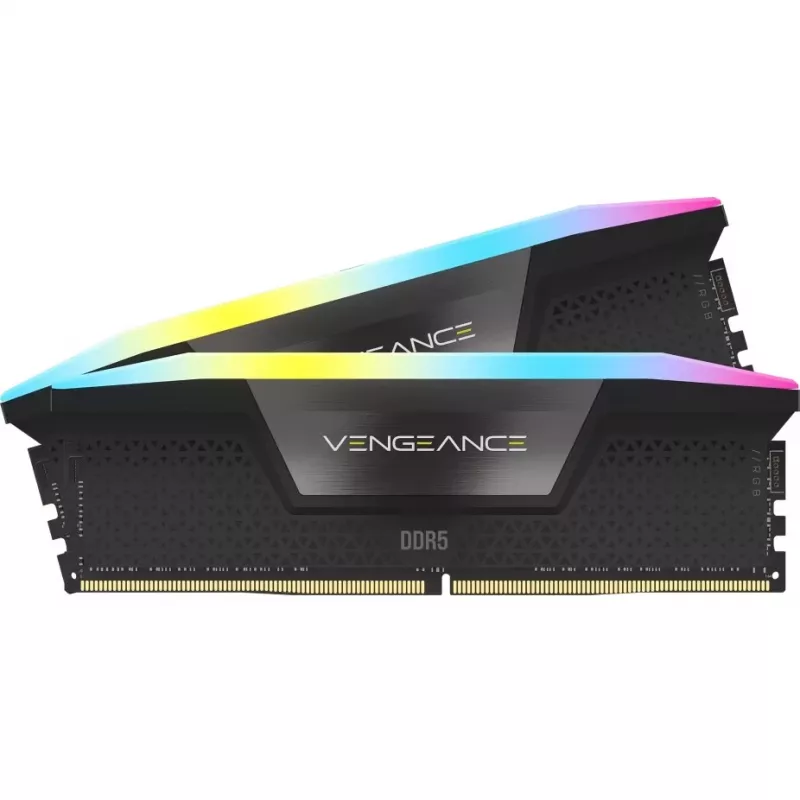 Corsair Vengeance RGB CMH96GX5M2B6800C34, 96 GB, 2 x 48 GB, DDR5, 6800 MHz, DIMM de 288 contactos