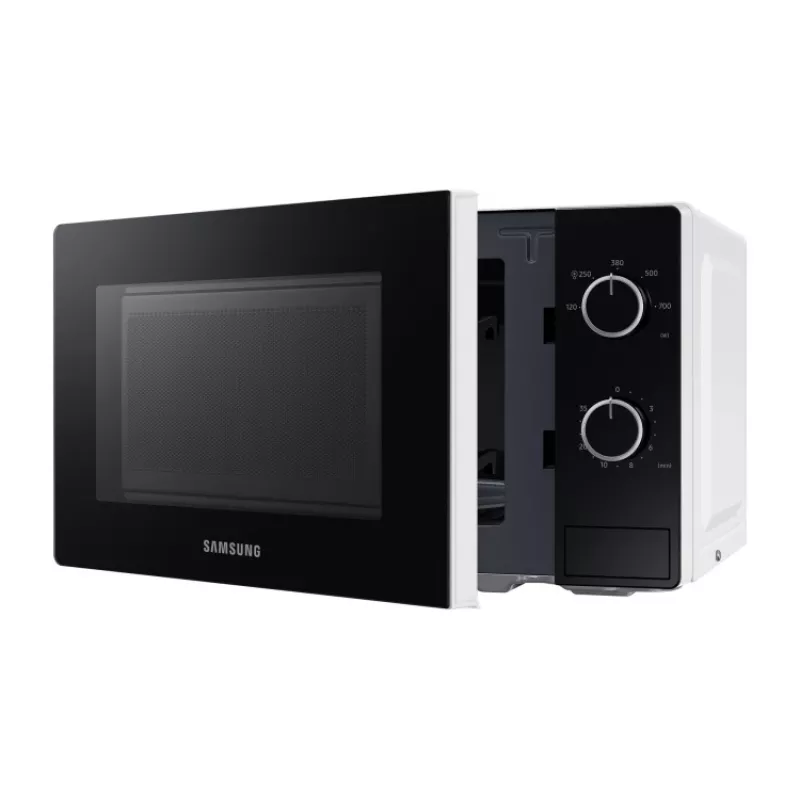 Microondas solo Samsung MS20A3010AH, encimera, capacidad 20 L, 700 W, mando giratorio, negro