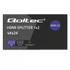 Qoltec 51797 Splitter HDMI activo 2 x HDMI 4K x 2K | 6 Gb/s | 60 Hz
