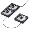 Ventilador de caja 120mm Jonsbo ZK-120B ARGB Negro, 120mm, iluminación ARGB