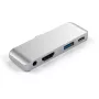 Hub Satechi Aluminum USB-C para iPad Pro plateado