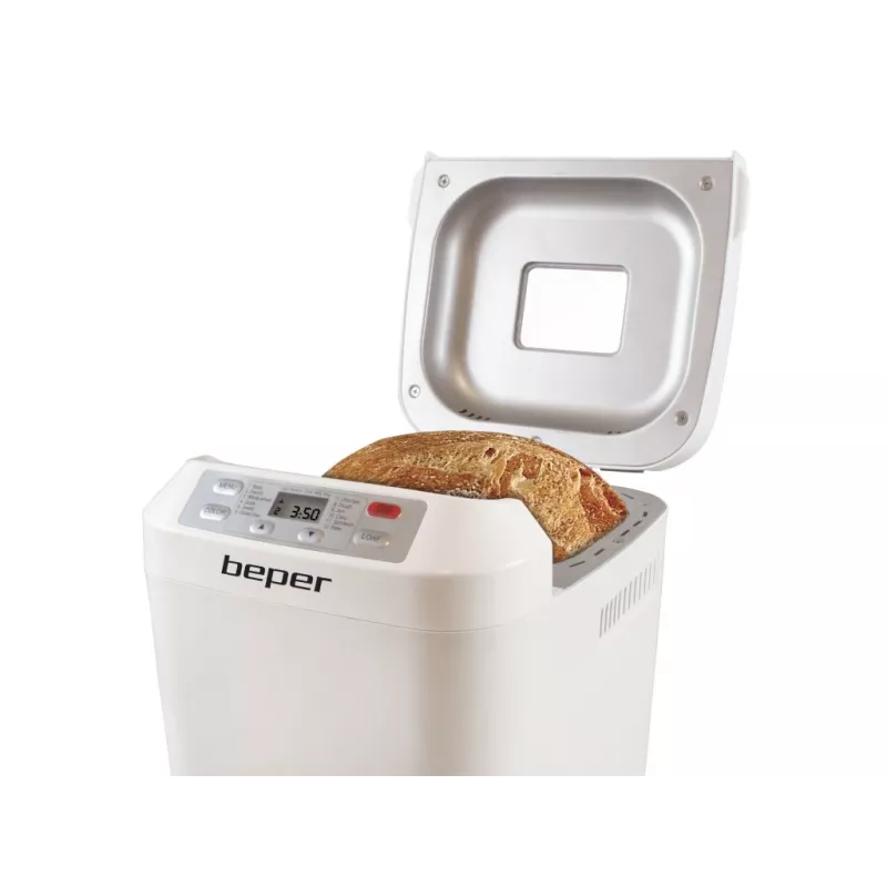 Máquina de pan Beper BC.130 — 550 W, 12 programas, panes de 600–900 g