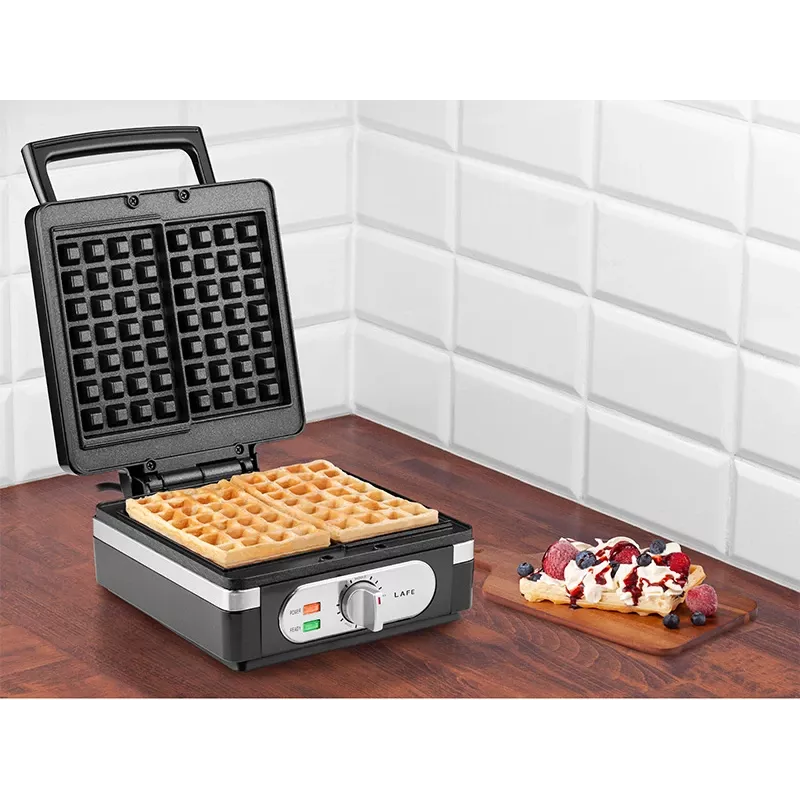 Gofrera LAFE WaffleMaster GFB-003 1400W con placas antiadherentes