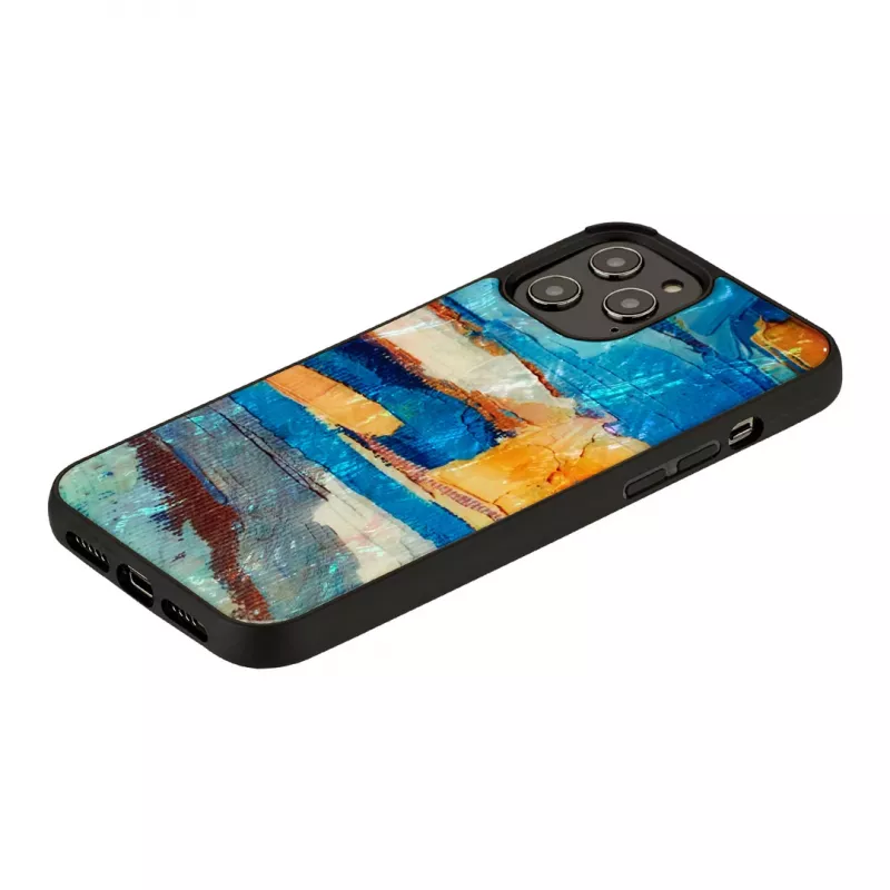 Funda protectora iKins para Apple iPhone 12 / 12 Pro — azul cielo