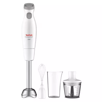 Batidora de vaso Tefal HB4531 0,5 L 450 W gris, acero inoxidable, blanco