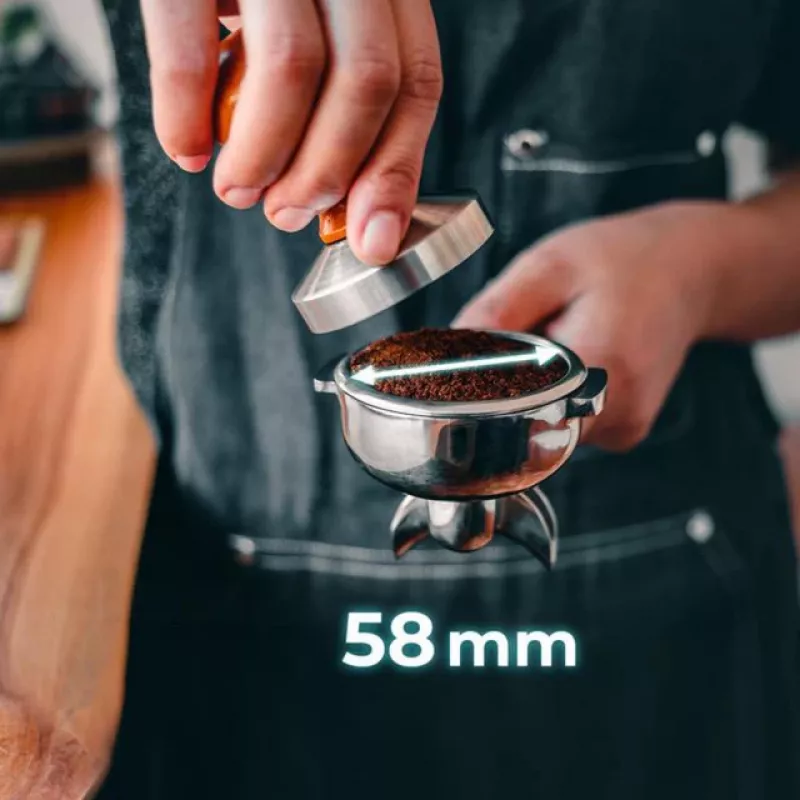 Cafetera de palanca Baristeo Intima (plateado/acero inoxidable, Thermoblock)