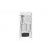 Caja de PC DeepCool CG580 4F V2 Midi Tower Blanca — ATX, cristal templado, 3 ventiladores laterales de 120 mm, soporte para radiador lateral de 360 mm