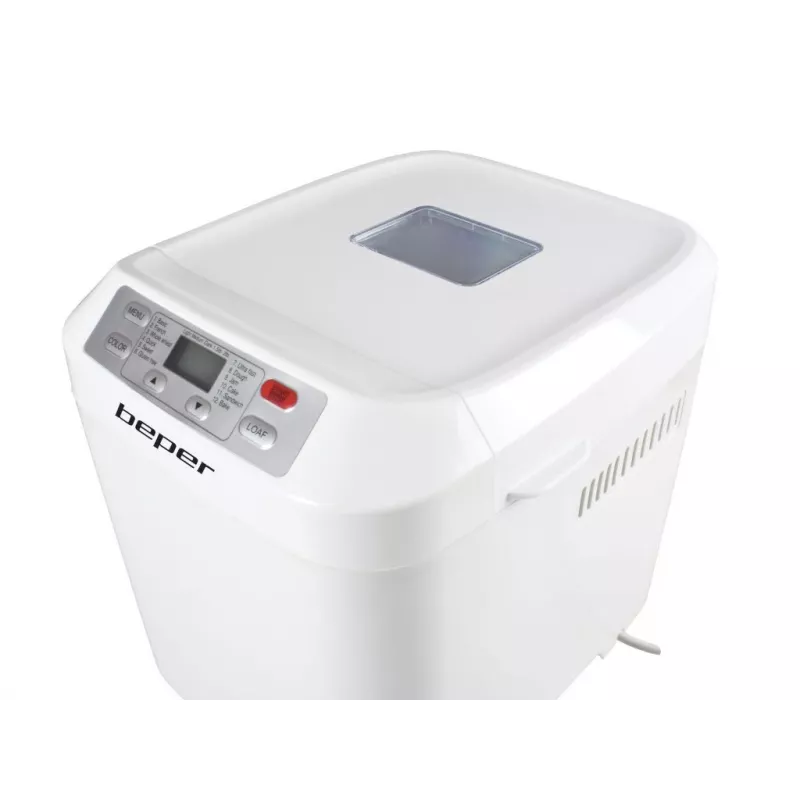 Máquina de pan Beper BC.130 — 550 W, 12 programas, panes de 600–900 g