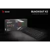 Teclado mecánico gaming SAVIO BLACKOUT X2 BROWN 61 teclas 60% USB QWERTY RGB Outemu Brown