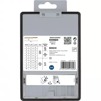 Juego de brocas helicoidales HSS Bosch 2607019925
