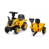 CAT Vehículo Tractor con remolque amarillo para montar