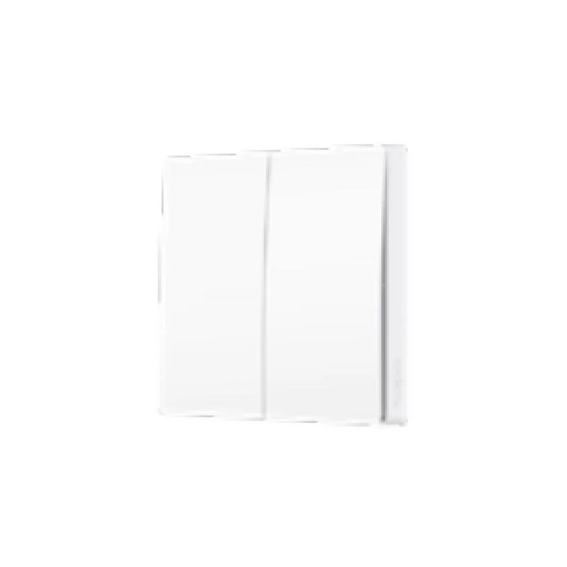 TP-Link Tapo Interruptor de luz inteligente 2 canales 1 vía, basculante, blanco, 91.5 mm, 100.5 mm, 55.5 mm, 200 g