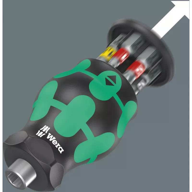 Wera Kraftform compact Stubby Magazin 2 Destornillador multibit Destornillador plano