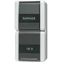 JUNG 876NAW pulsador, IP44, 250V, negro y blanco