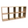 Top E Shop MALAX 2X4 ARTISAN librería para salón