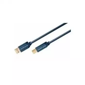 ClickTronic cable USB 1,8 m USB3.0 A – B m/m 1,8 m USB-A USB-B azul (70092)