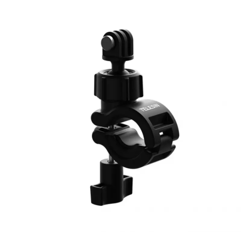 Telesin DJ-HBM-001 soporte de bicicleta para cámaras de acción, rotación de 360°, para manillares de 20-32 mm, negro