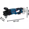 Taladro angular a batería GRD 18V-127 Professional solo, 18 voltios (azul/negro, sin batería ni cargador)