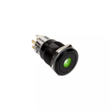 Interruptor/pulsador antivandálico DimasTech 19mm Blackline Dot RGB PD218