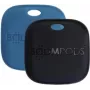 Pack dúo de etiquetas recargables Boompods Boomtag TARRE2 — azul y negro