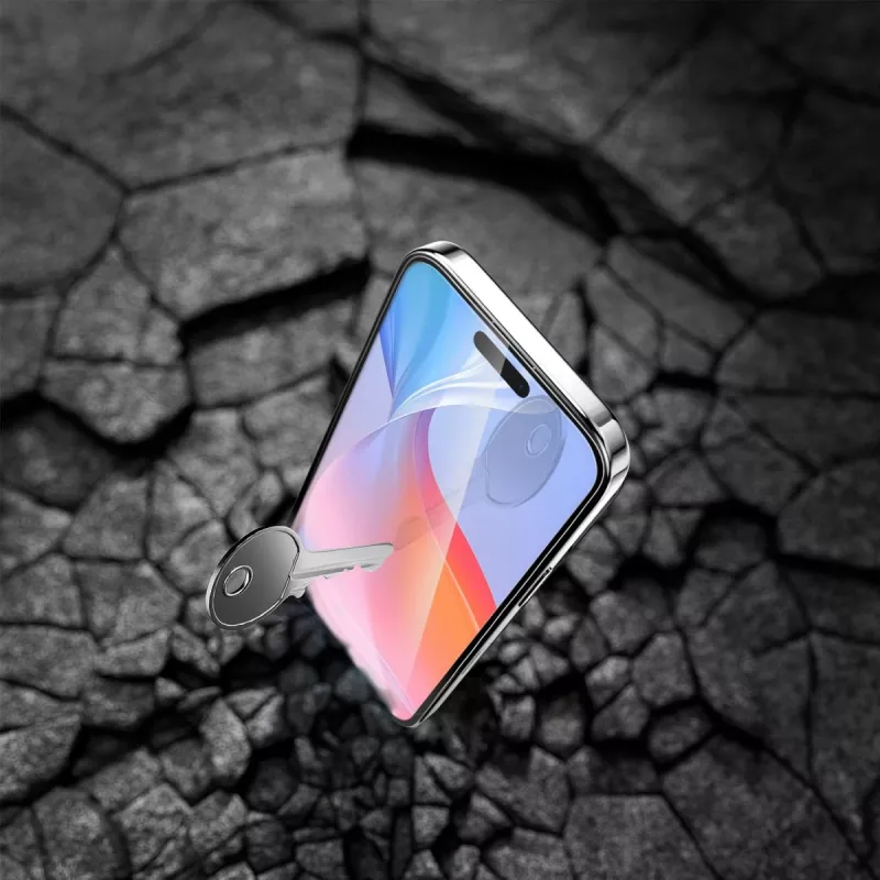 4smarts Second Glass con marco de montaje para Apple iPhone 16 Plus