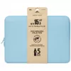 Funda para portátil Rivacase Riva Szuzuka 15,6 pulgadas Azul pastel, funda protectora acolchada
