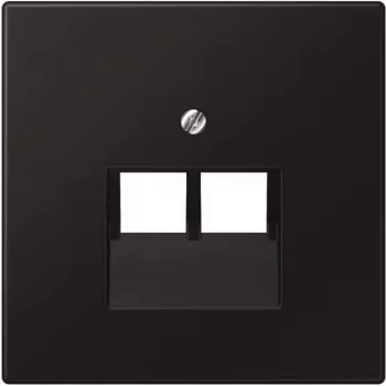 Placa embellecedora Jung para toma IAE/UAE LS969-2UASWM (LS969-2UASWM)