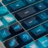 Set de keycaps Traitors AURORA GAKC-270 — disposición UK — keycaps compatibles con teclados mecánicos