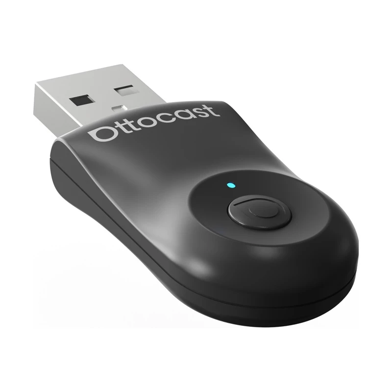 Adaptador 2 en 1 Bluetooth y Wi-Fi para coche, Ottocast CA505-T, inalámbrico