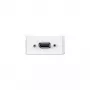 Placa de pared Vivolink WI221268 con toma DisplayPort, blanca