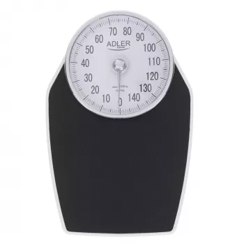 Adler | Báscula de baño mecánica | AD 8177 | Carga máxima (capacidad) 150 kg | Precisión 1000 g | negra