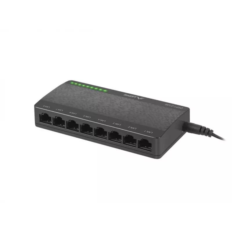 LANBERG DSP1-0108 switch Lanberg DSP1-0108 8 puertos 100MB/S de sobremesa