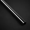 Tubo rígido de latón sin bisel Bitspower 12mm DE, 500mm - brillo negro