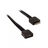 Akasa AK-CBLD01-50BK cable alargador para tira LED, 50 cm, negro